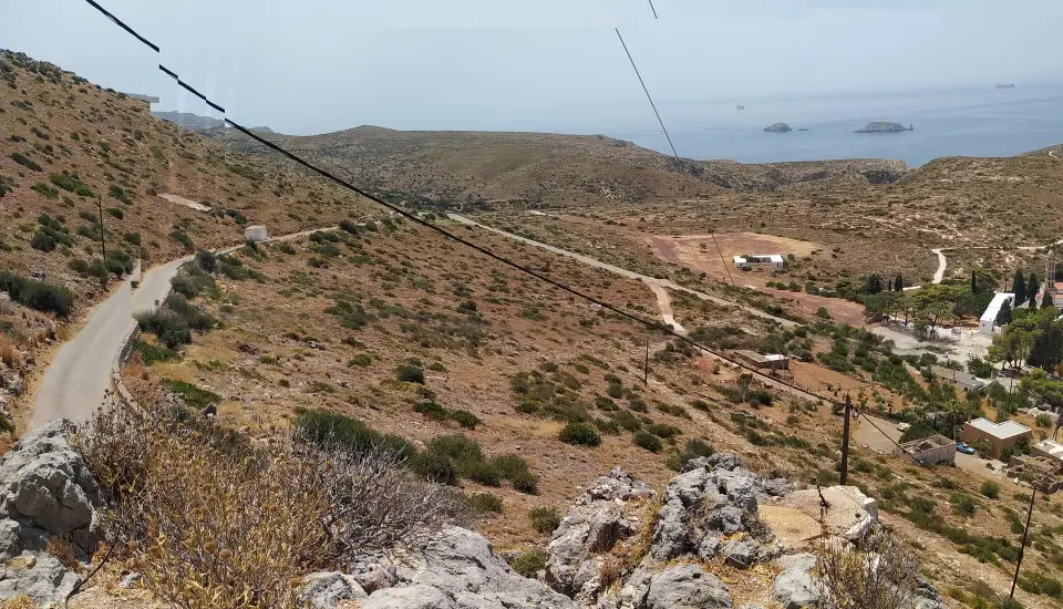 Vineyards and landscape of Kythera